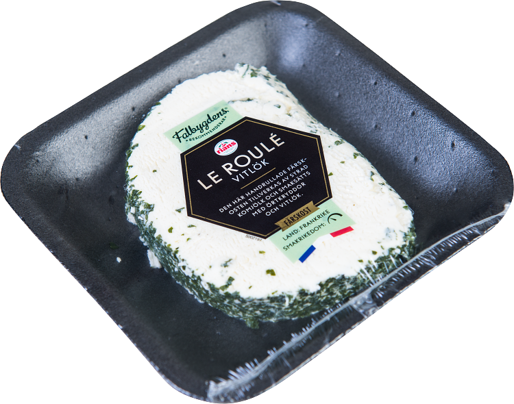 Falbygdens Rekommenderar Le roulé vitlök färskost