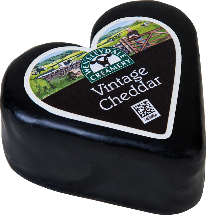 Wensleydale Creamery Cheddar Heart hårdost