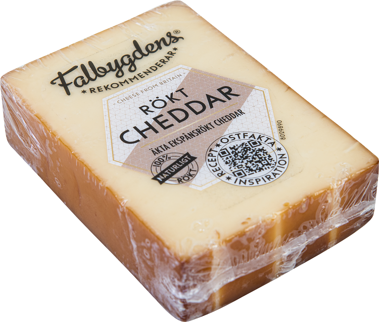 Falbygdens Rekommenderar Rökt cheddar hårdost