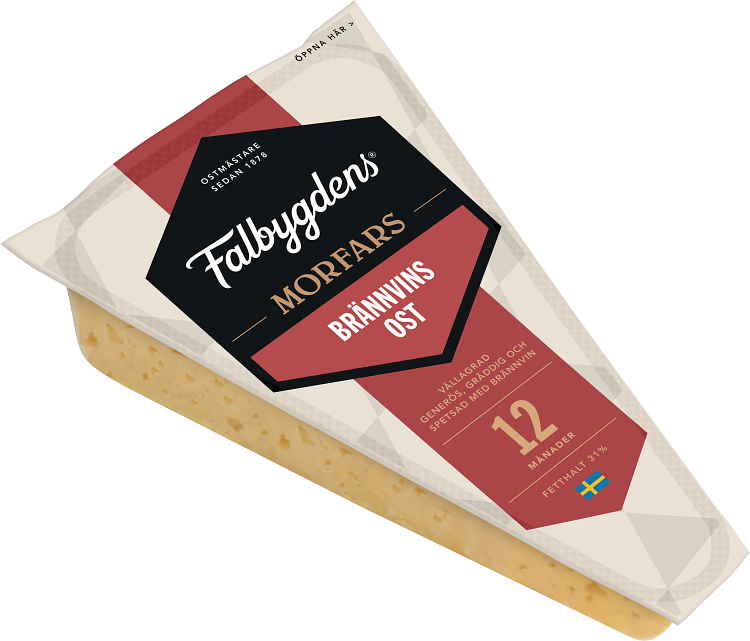 Falbygdens Morfars Brännvinsost lagrad 12 mån