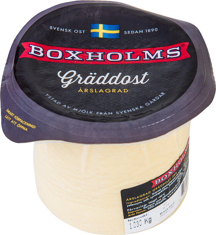 Boxholms Årslagrade Gräddost 38%
