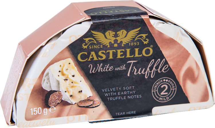 Castello White tryffel vitmögelost