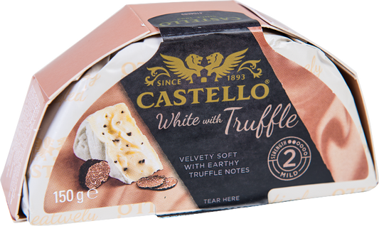 Castello White tryffel vitmögelost