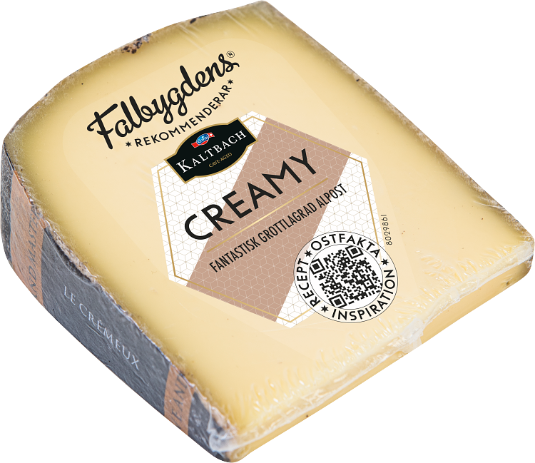 Falbygdens Rekommenderar Kaltbach Creamy & Tasty hårdost
