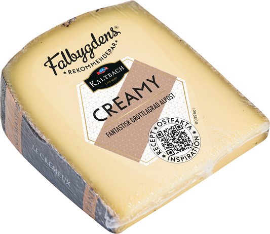 Falbygdens Rekommenderar Kaltbach Creamy & Tasty hårdost