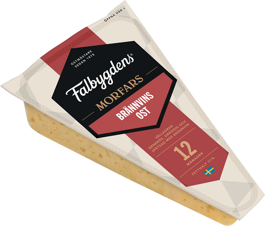 Falbygdens Morfars Brännvinsost lagrad 12 mån