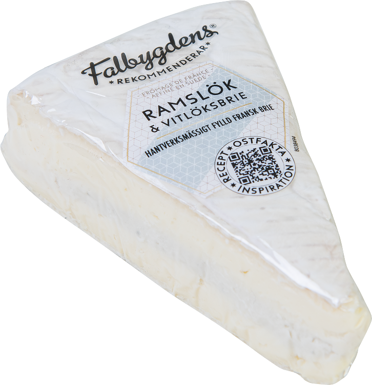 Falbygdens Rekommenderar Ramslök & Vitlök brie vitmögelost