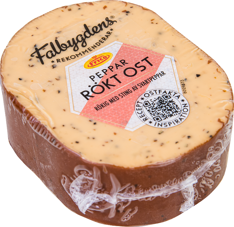 Falbygdens Rekommenderar Rökt ost med peppar smältost