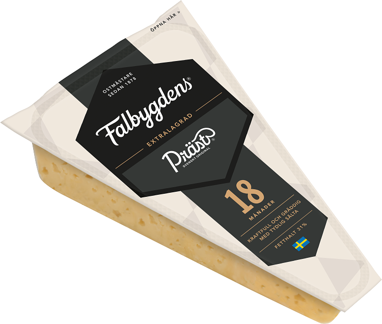 Falbygdens Präst® lagrad 18 mån hårdost