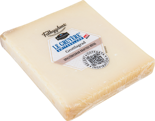 Falbygdens Rekommenderar Gruyère grottlagrad opast hårdost