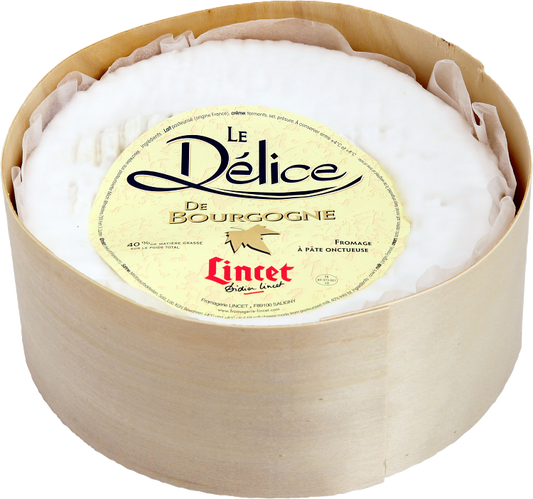 Lincet Délice de Bourgogne 40% vitmögelost