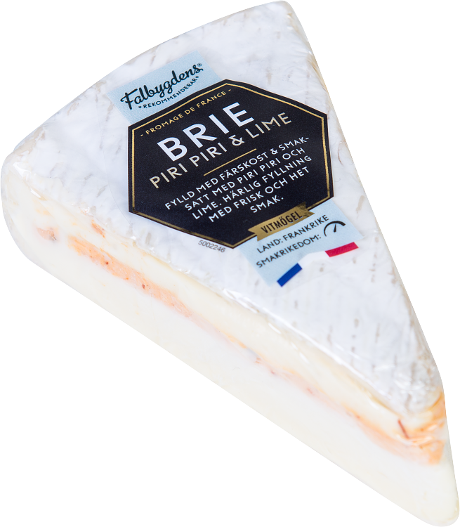Falbygdens Rekommenderar Piri piri & limebrie vitmögelost