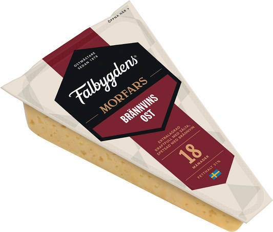 Falbygdens Morfars Brännvinsost lagrad 18 mån