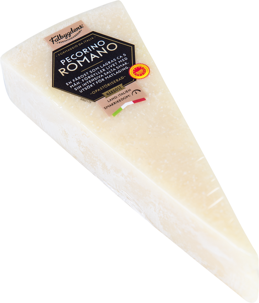 Falbygdens Rekommenderar Pecorino Romano opast hårdost