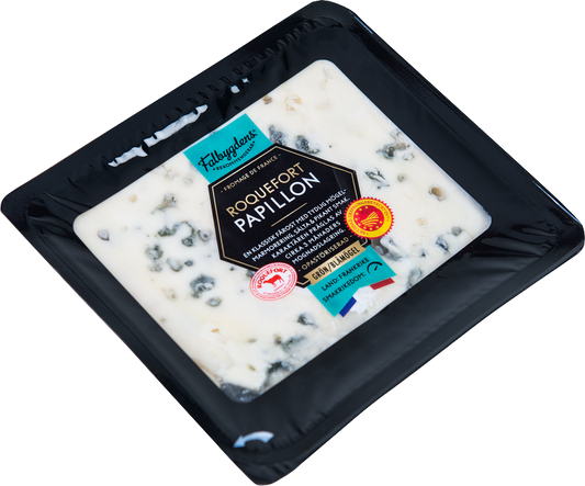 Falbygdens Rekommenderar Roquefort Papillon opas blåmögelost