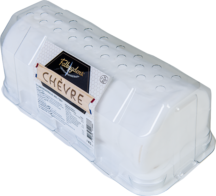 Falbygdens Rekommenderar Chèvre getost rulle