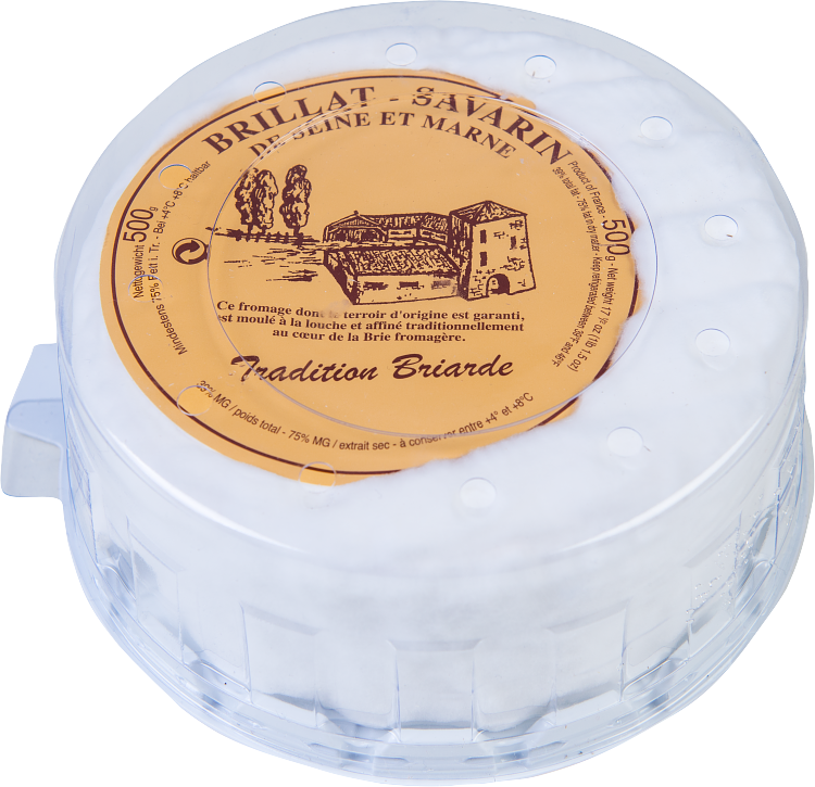 Briarde Brillat Savarin vitmögelost