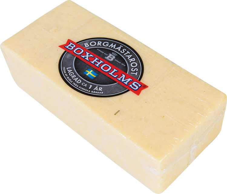 Boxholms Borgmästarost lagrad  hårdost