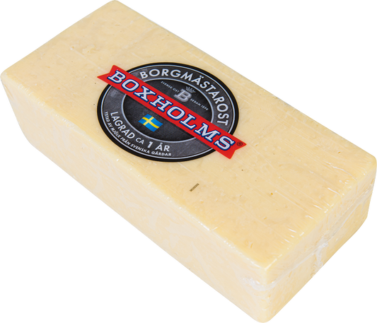 Boxholms Borgmästarost lagrad  hårdost